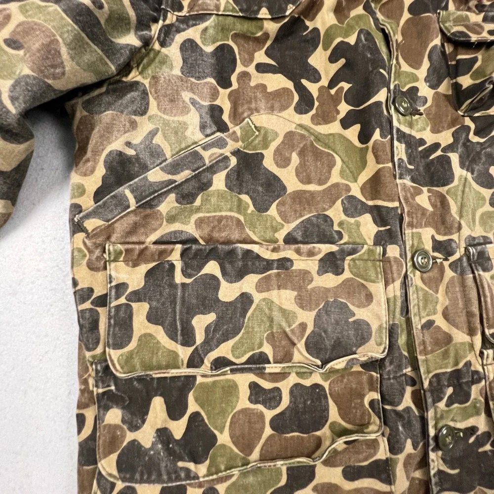 RedHead Bone-Dry Hunting Jacket Men 44 Camo Duck Hunter Vintage Canvas FieldCoat